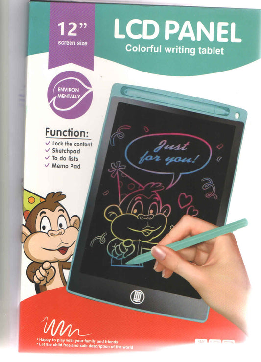 Multi Colors - LCD Writing Tablet 12 inches